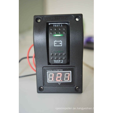 Digitales Batterie-Voltmeter-Testfeld Wippschalter Dpdt on-off-on -Marine Boat